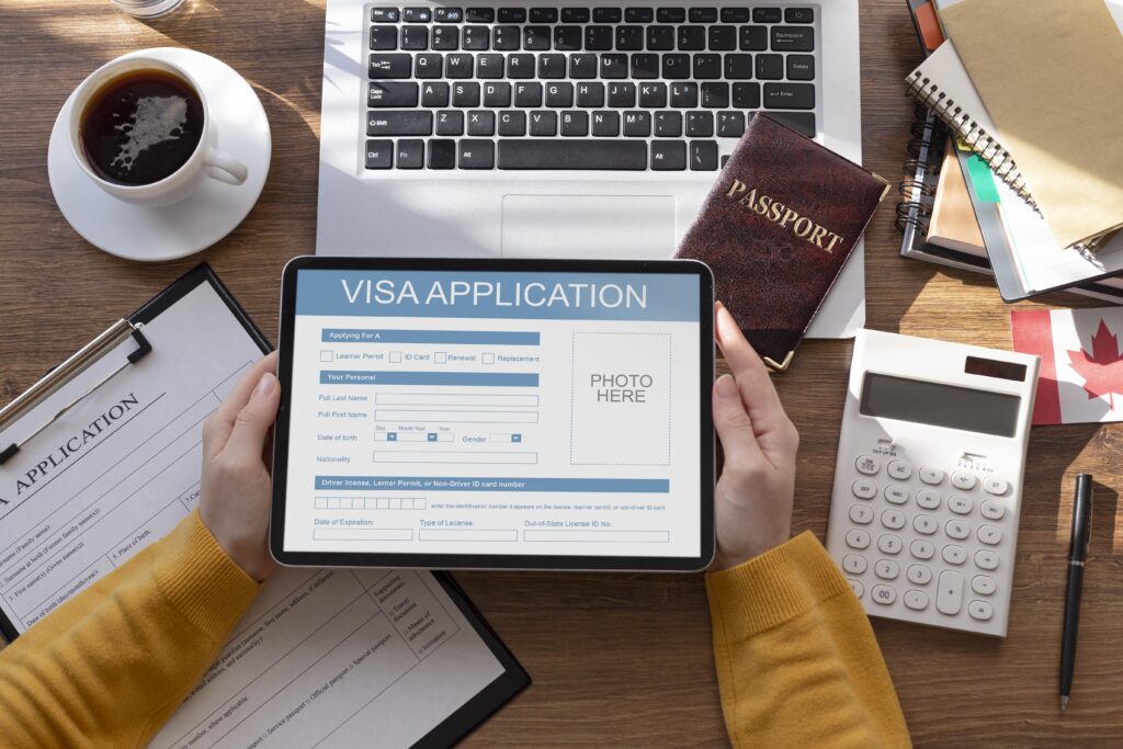 Visa Application Form Tablet 1024x683